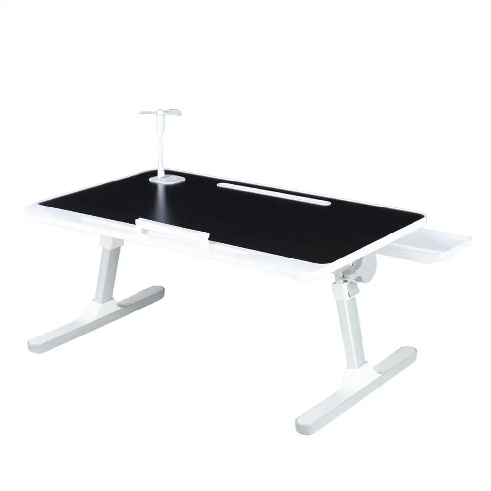 Tavolo vassoio letto per laptop, supporto letto per laptop regolabile in altezza, scrivania portatile con gambe pieghevoli, tavolo pieghevole per tablet