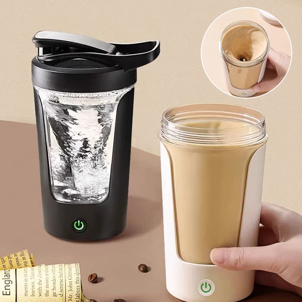 450 ml electric automatic mixing cup Portable shaker bottle for whey protein Fully automatic stirring cup rechargeable from USD for home