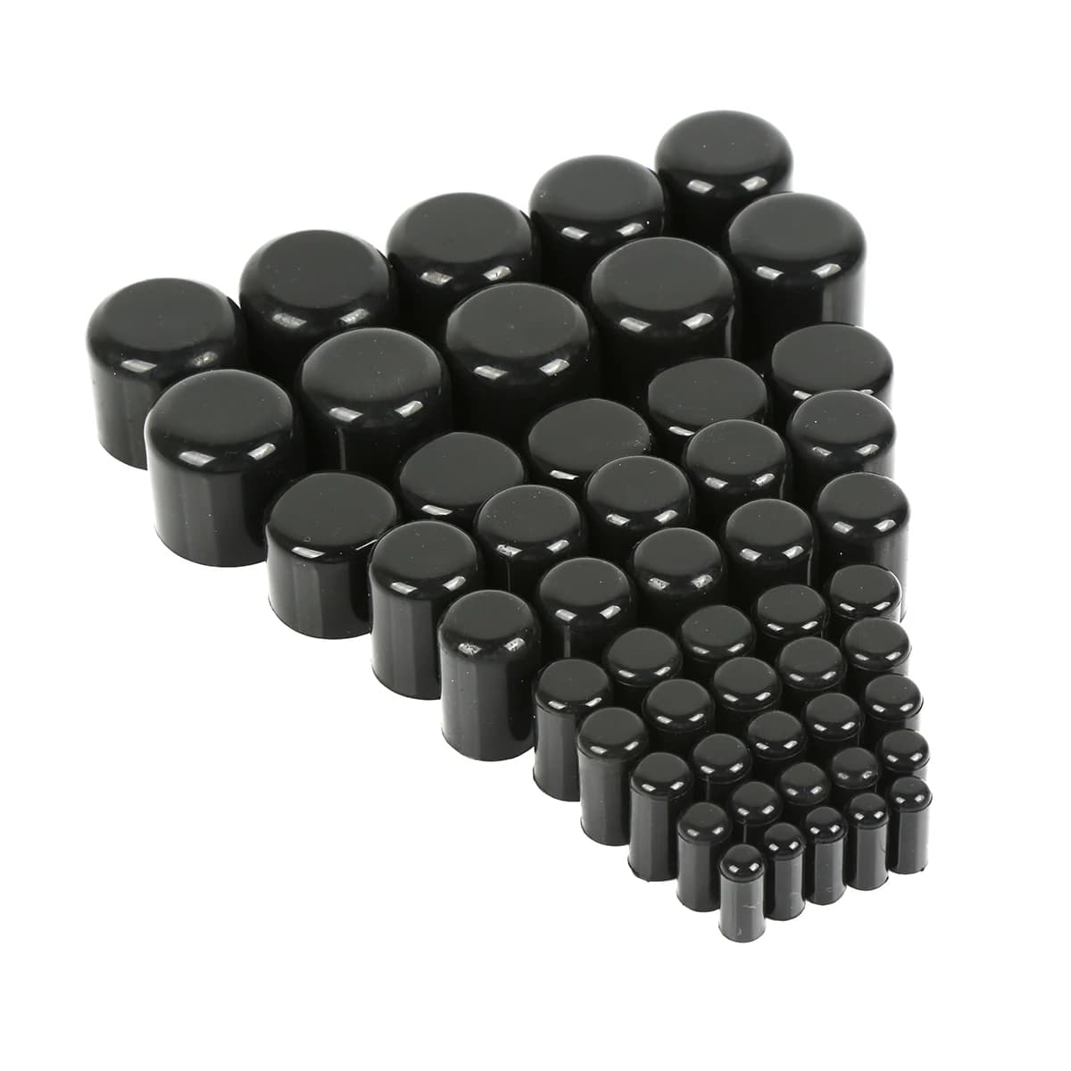 5 pieces silicone closure cap black flexible suction hose cap hold caps accessories for cars waterproof and dustproof parts