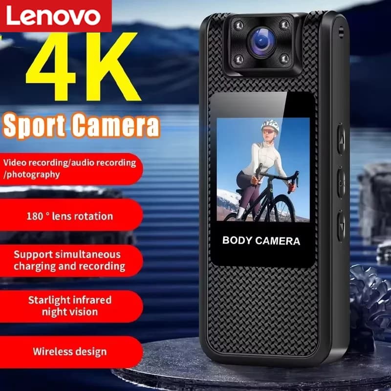 Xiaomi Smart Body Camera Wifi 4K HD Telecamera per visione notturna a infrarossi Action Camera Clip posteriore esterna Mini telecamera di registrazione