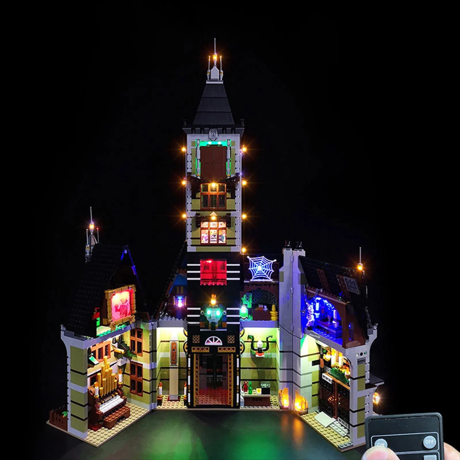 LYBMTWF LED Lighting Kit Compatible with Lego 10273 Haunted House Building Blocks(NOT Include The Model Bricks)