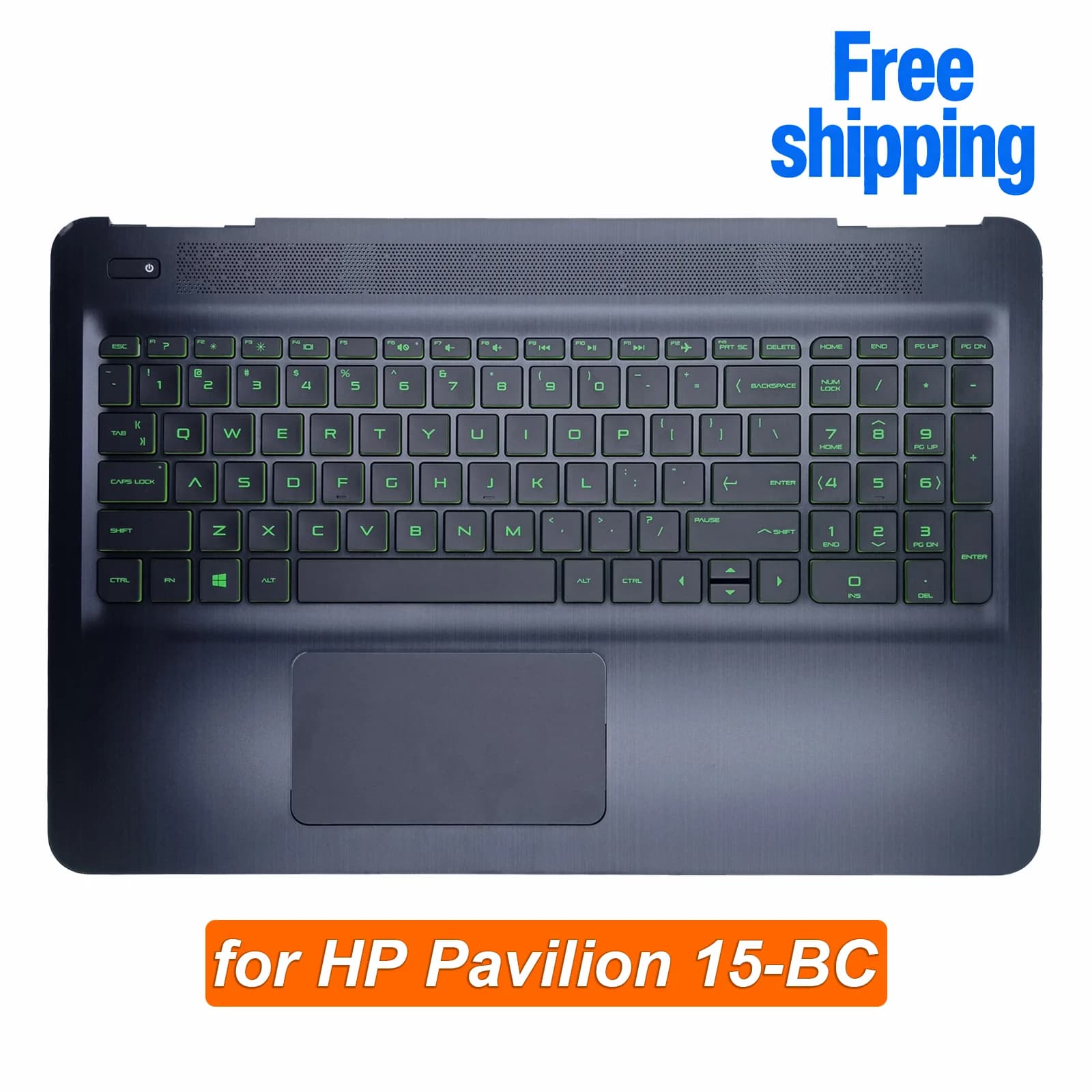 L22937-001 Custodia superiore con poggiapolsi con touchpad per tastiera per laptop HP Pavilion 15-BC con tastiera Touchpad Cover per notebook