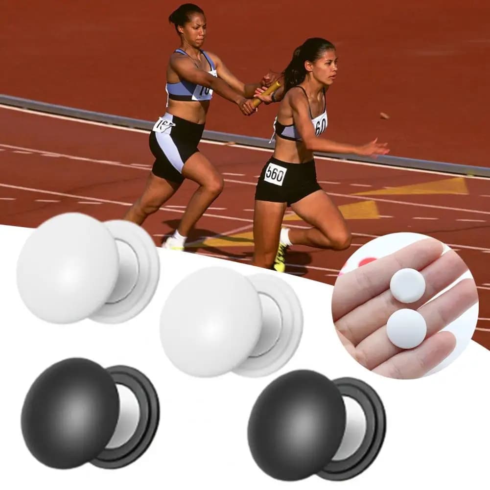 8 pcs magnetic bib holder door start number race fastening clip light racing buckle for cycling belt for triathlon