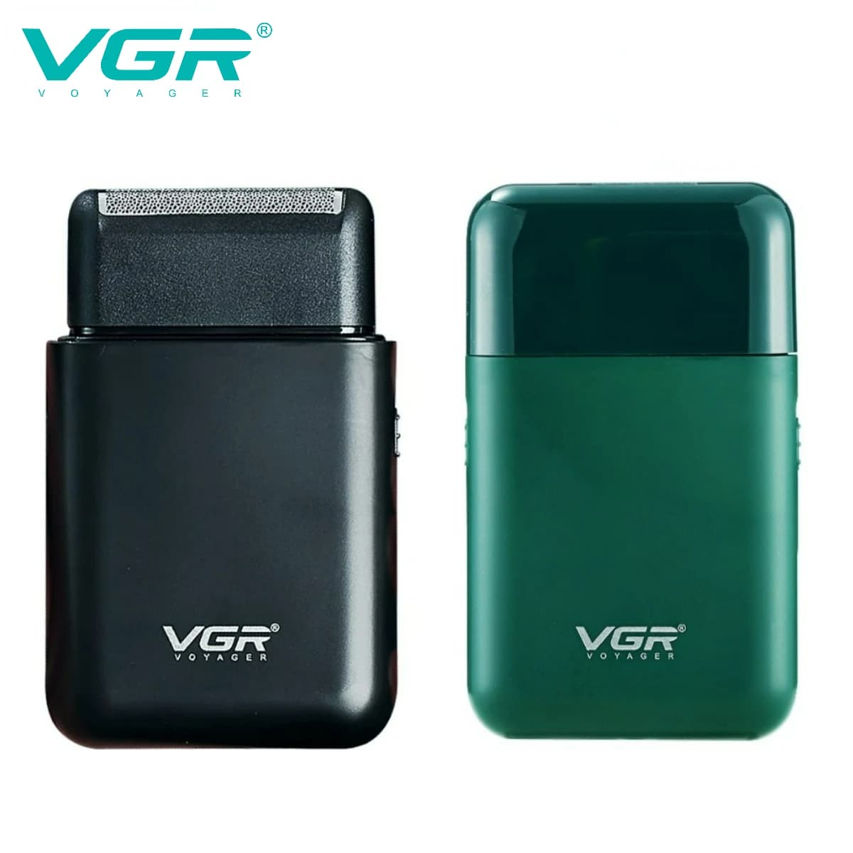 VGR Electric Razor Professional Rulebarba Razor Mini Razor 2 Blade USB Charging for Men V-390