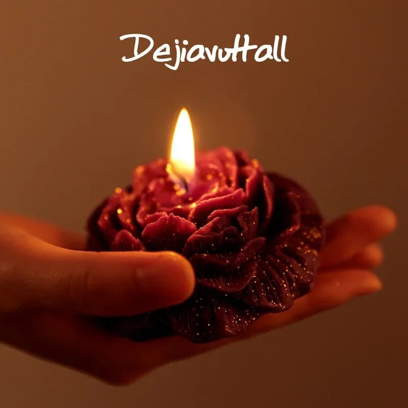 Low Temperature Candle Wax Peony Rose Heart Candle 42 Degrees To 48 Degrees scented candle candles home decoration