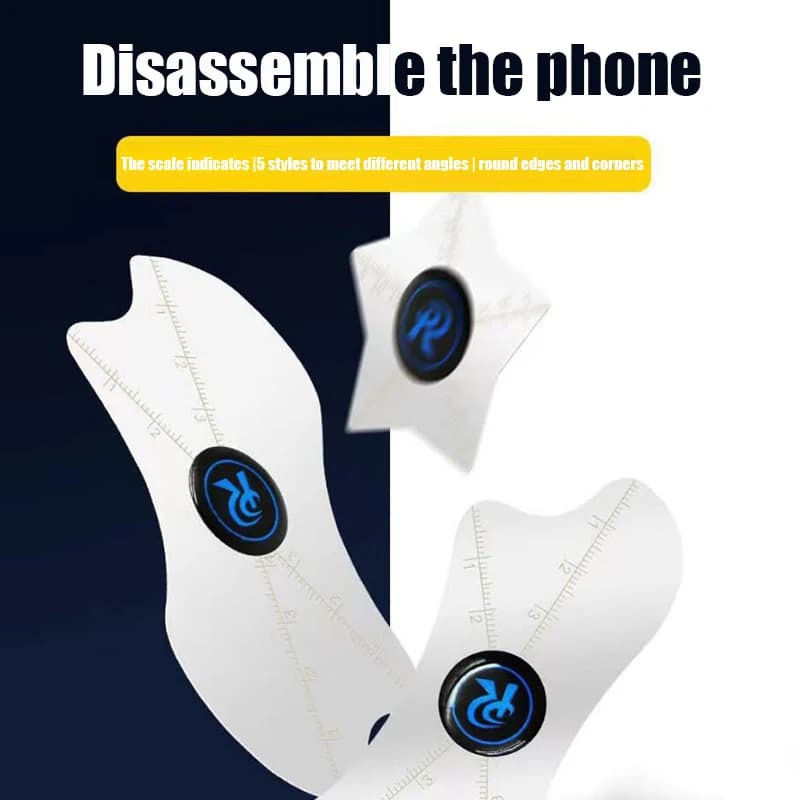 Tappetino per telefono cellulare Schermo per laptop Separazione Strumenti di leva per apertura in acciaio da 0,1 mm Schermo curvo Strumento di apertura in metallo ultra sottile