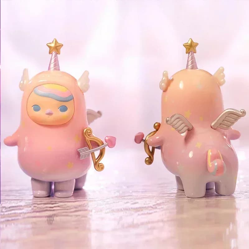 POP MART Pucky Elf Constellation Series Action Figure - Blind Box, Modellino da Collezione a Sorpresa, Idea Regalo di Compleanno