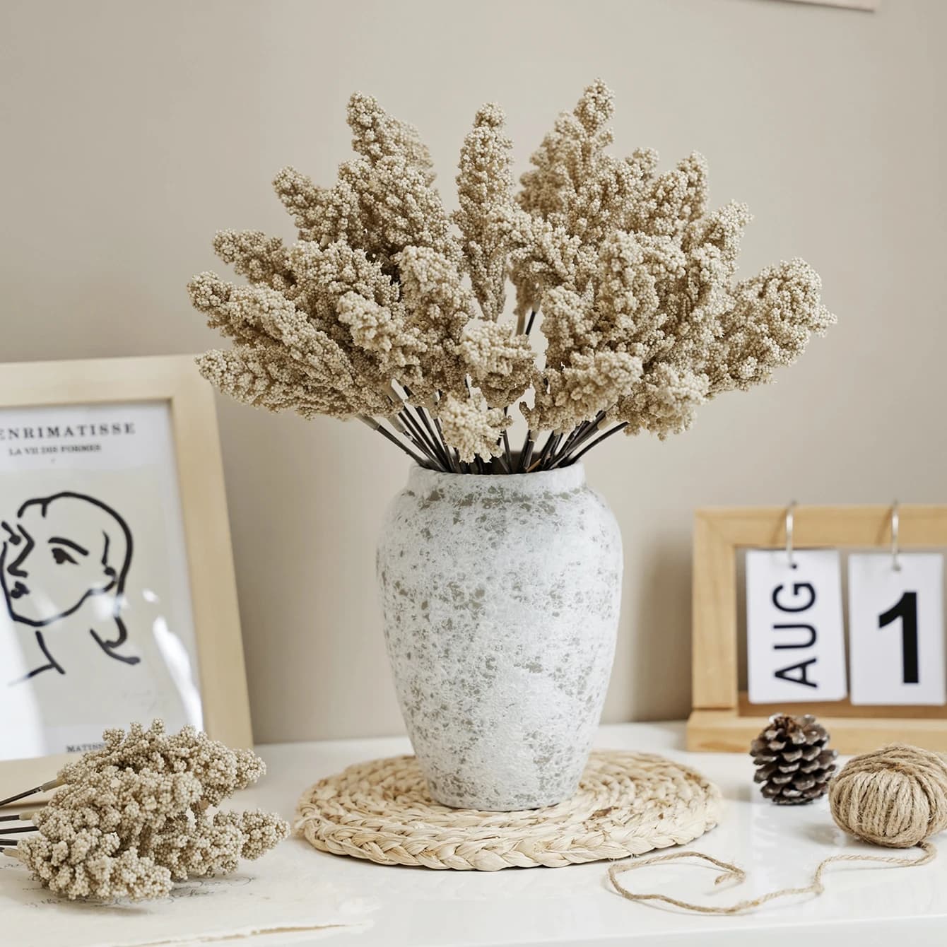 Artificial Silk Plants and Flowers for Home Decoration, Table, Wedding, Garland, Bridal Bouquet, Valentine's Day, Garden, Fai-da-Te, Gift Pack