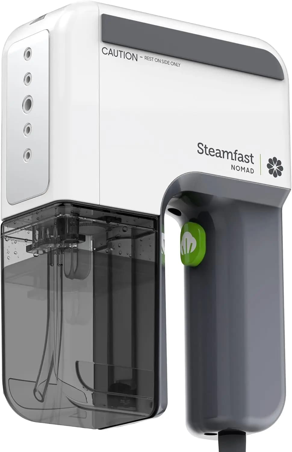Vaporizzatore Portatile da Viaggio per Vestiti - Stiratore a Vapore Manuale con Riscaldamento in 30 Secondi, 11 Minuti di Vapore, Cavo Lungo