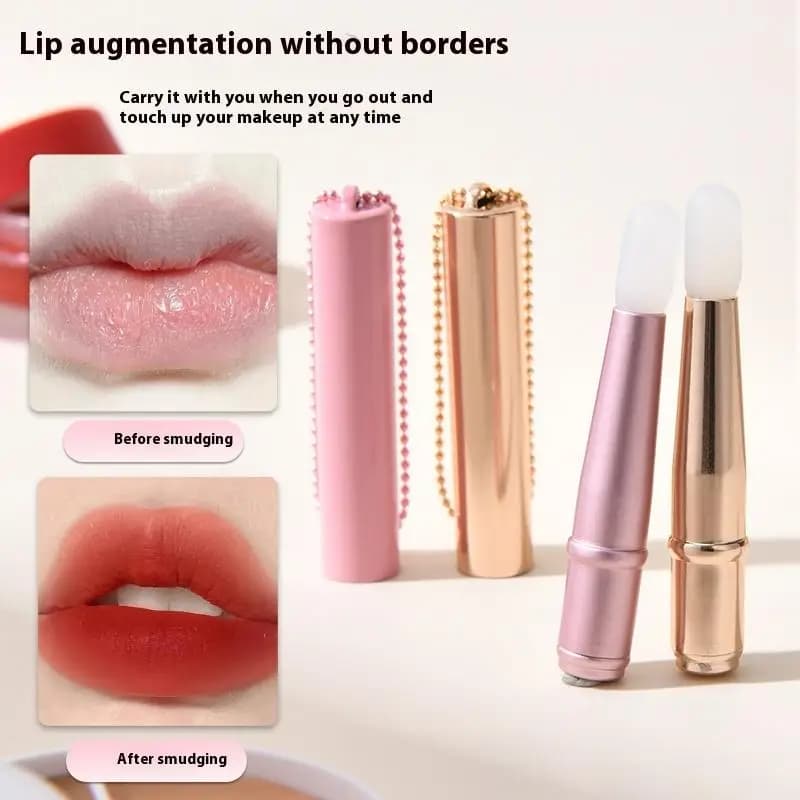 Mini pennello per labbra in silicone Pennello per correttore con coperchio Applicatori per maschera per labbra Pennello per lucidalabbra Pennello per rossetto Strumento di bellezza per trucco