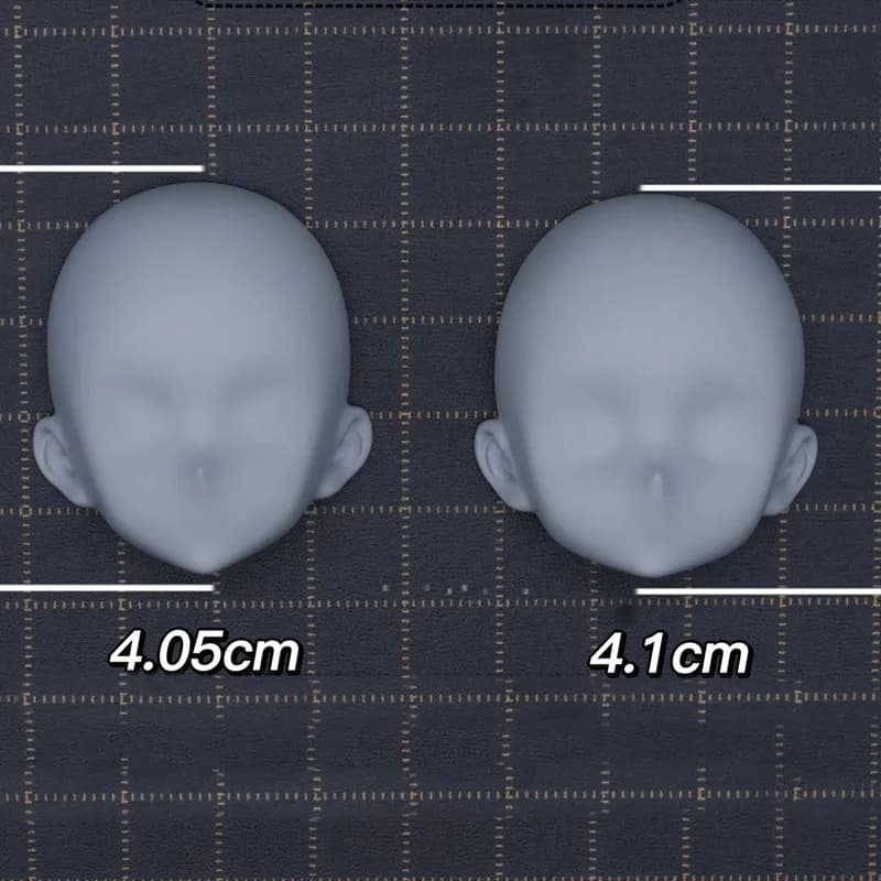 Tipo universale argilla polimerica Baby Face stampo in Silicone elemento quadratico bambola faccia stampo fai da te argilla bambola che fa strumenti strumenti di ceramica