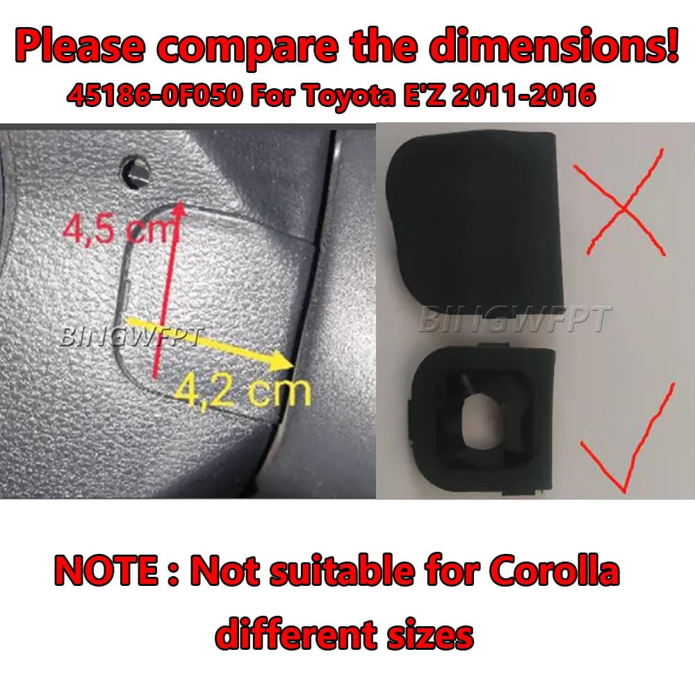 1Set Cruise Control Switch 84632-34011 84632-0F010 Steering Wheel Cover 45186-0F050-C0 45186-0F050-E0 For Toyota E'Z 2011-2016