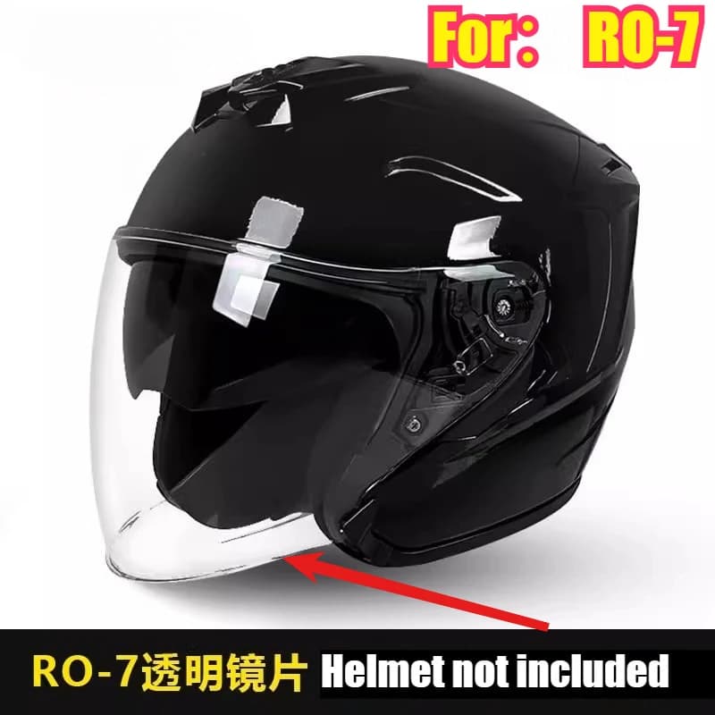 Lente originale RO-7 Casco moto Maschera di ricambio speciale Parabrezza Accessori visiera casco moto
