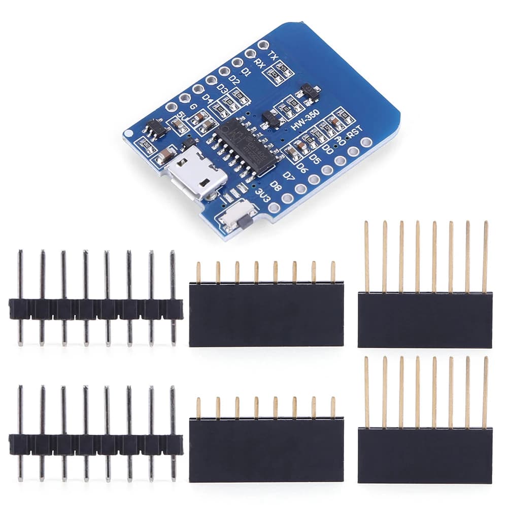 D1 Mini Nodemcu Lua Expansion Card Support OTA Launch Internet Development Card for Arduino Compatible with WeMos D1 Mini