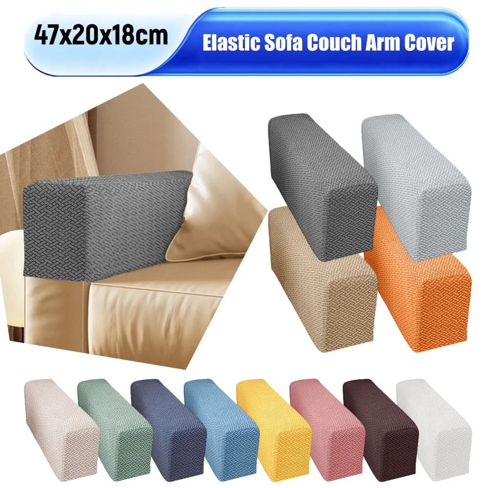 1PC Sofa Arm Cover 47x20x18cm Elastic Stretch Arm Lining Comfortable Soft Arm Cover Furniture For Home Sofa Arm Protection