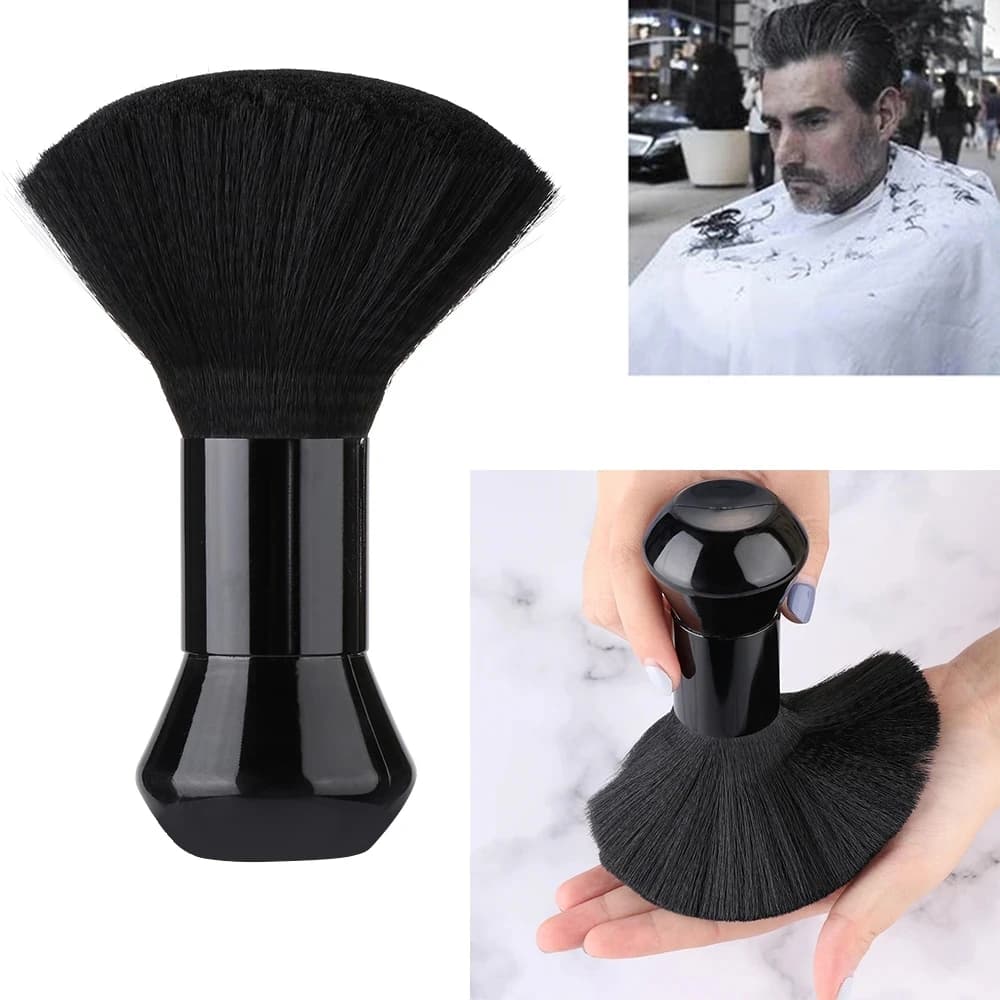 1PC Soft Neck Face Neck Barbie Black Barbary Brushes Hair Cleaning Brushes Hair Cutting Hair Styling Tools