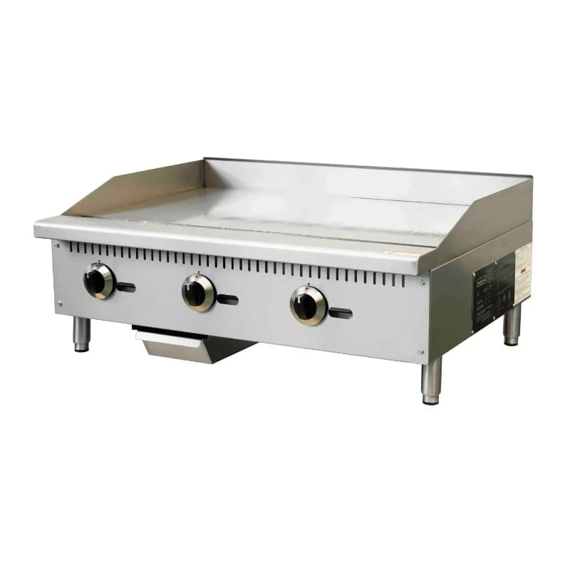 Utensili da cucina commerciali resistenti con padella a gas professionale a 3 fuochi per ristorante