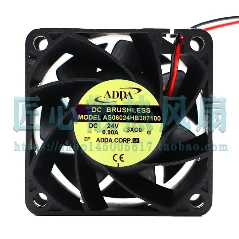 Original ADDA Cooling Fan for AS06024HB387100 DC24V 0.9A