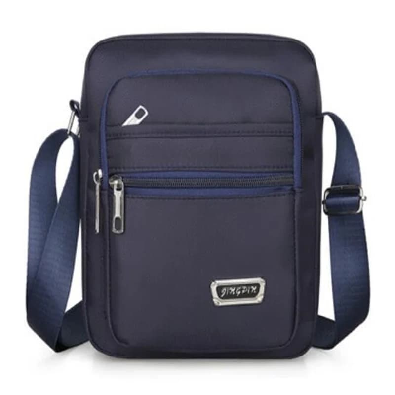 Borsa a Tracolla in Nylon per Uomo 2024, Borsa Messenger Casual con Tasche con Cerniera, Borsa da Viaggio alla Moda, Nuova Borsa a Tracolla Maschile