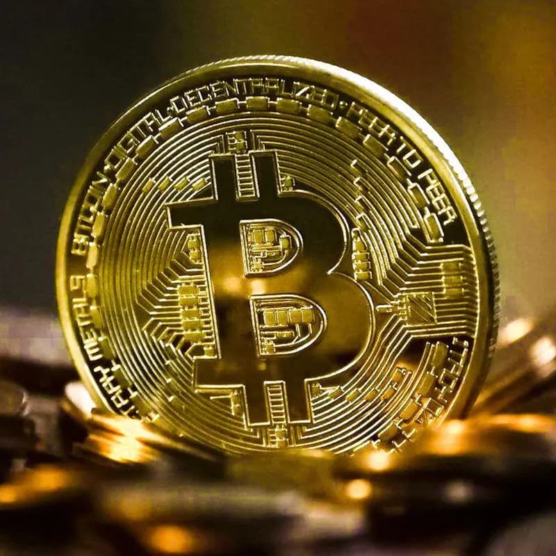 Moneta Bitcoin placcata in oro Collezione d'arte da collezione Regalo Commemorativo fisico Casascius Bit BTC Metallo Imitazione antica