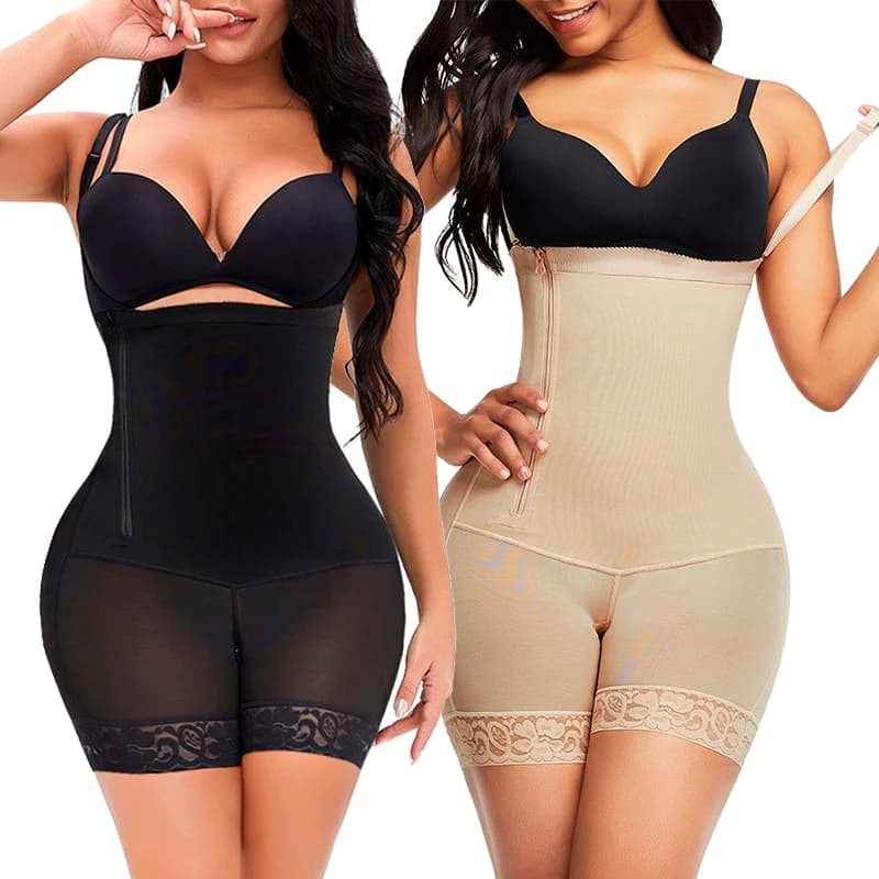 Pancia piatta Shaper Mutandine a vita alta Corsetto Dimagrante Addome Guaina Vita Shapewear Plus Size Cintura pancia Intimo donna
