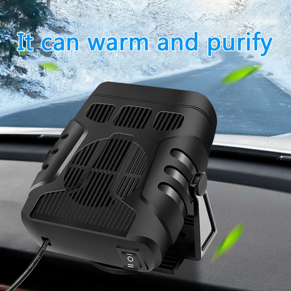 12V/24V riscaldatore portatile per auto riscaldamento ventola di raffreddamento riscaldatore elettrico ventola antiappannamento sbrinamento ventola di riscaldamento riscaldatore per automobili antiappannamento