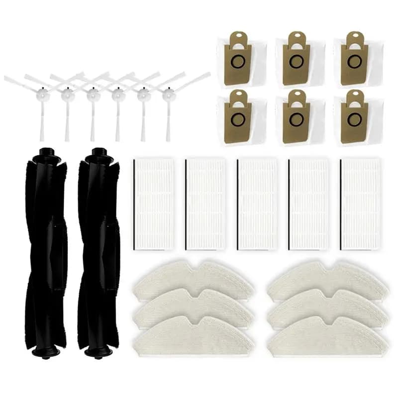 ABHZ - Accessori per Robot Aspirapolvere Lenovo T1 Pro / T1s Pro / Cleaner T1: Spazzola a Rullo, Filtro HEPA, Panno Lavapavimenti, Sacchetto Raccoglipolvere