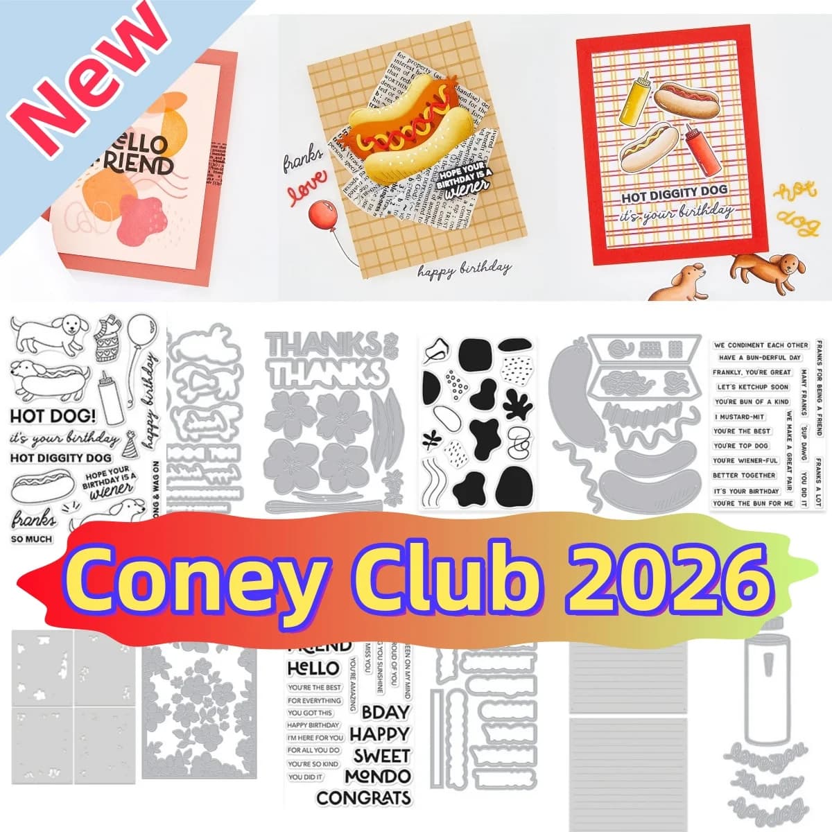 Hot Diggity Dog Squeeze Bottle Metal Cutting Dies Clear Stamp Layering Stencil for DIY Scrapbook Gift Card Decoration May 2026