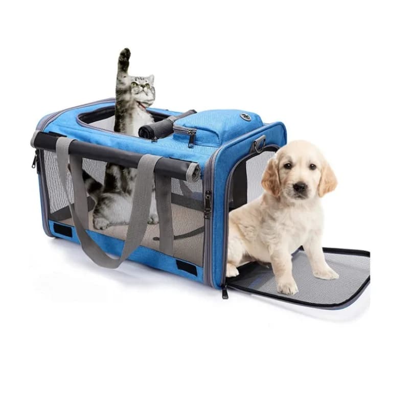 Multi‑Way Large‑Capacity Pet Carrier Handbag Crossbody Shoulder Travel Tote for Cats Dogs Outdoor Carrying Supplies
