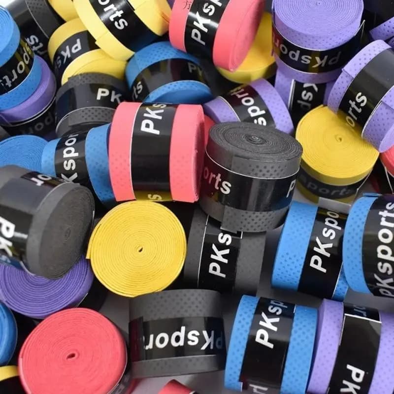 New 60Pcs Badminton Tennis Overgrip Sweat Absorb Belt Fishing Rod Sweat Band Anti Slip Wrapping Grip Tennis Racket