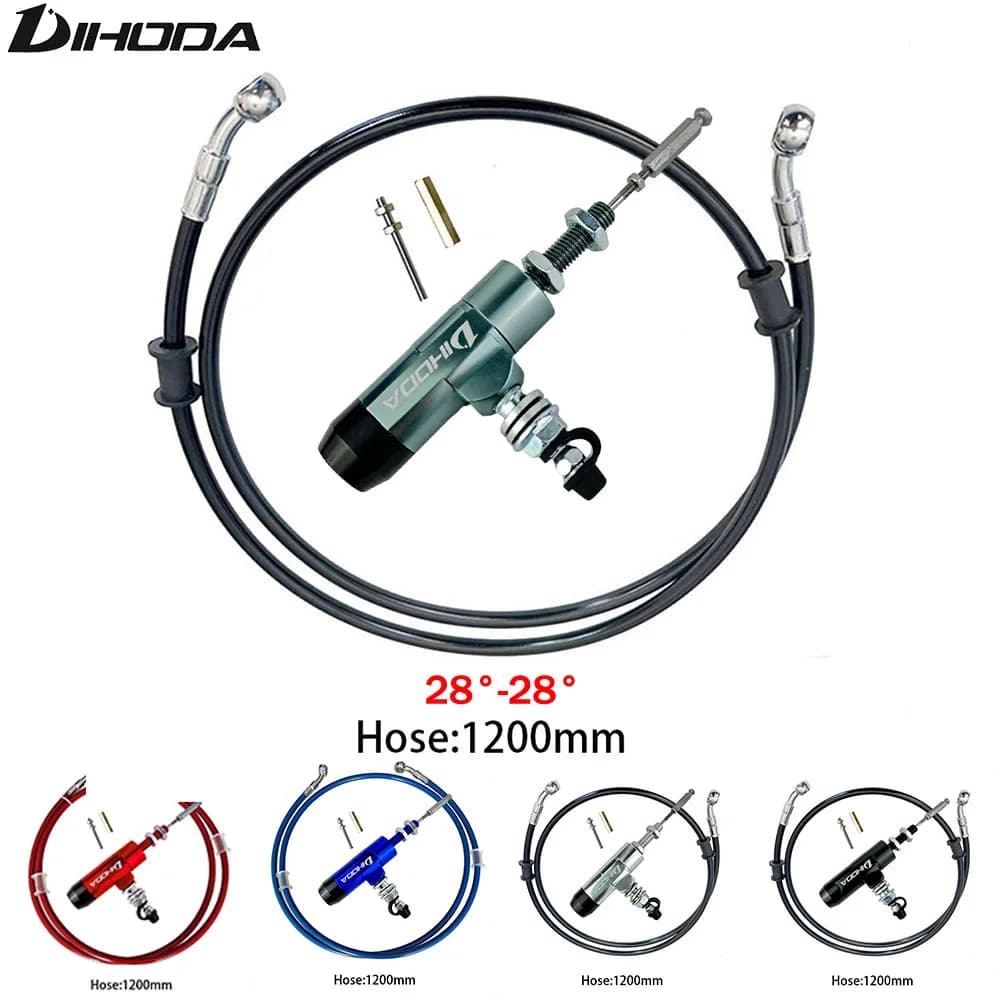 DIHODA M10x1.25mm 14mm Piston Motorcycle Hydraulic Clutch Master Cylinder Lever Brake Pump CNC Aluminum for Dirt Bike Motocros