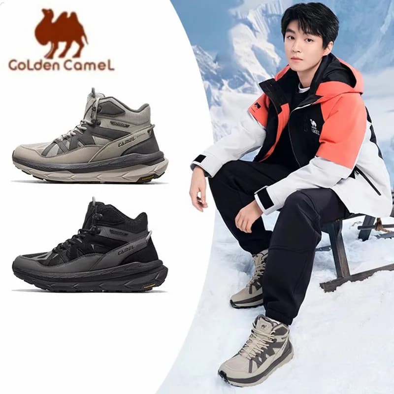 GOLDEN CAMEL Scarpe sportive Uomo Donna Scarponi da trekking Scarpe da trekking da arrampicata antiscivolo resistenti all'usura impermeabili con rialzo in altezza
