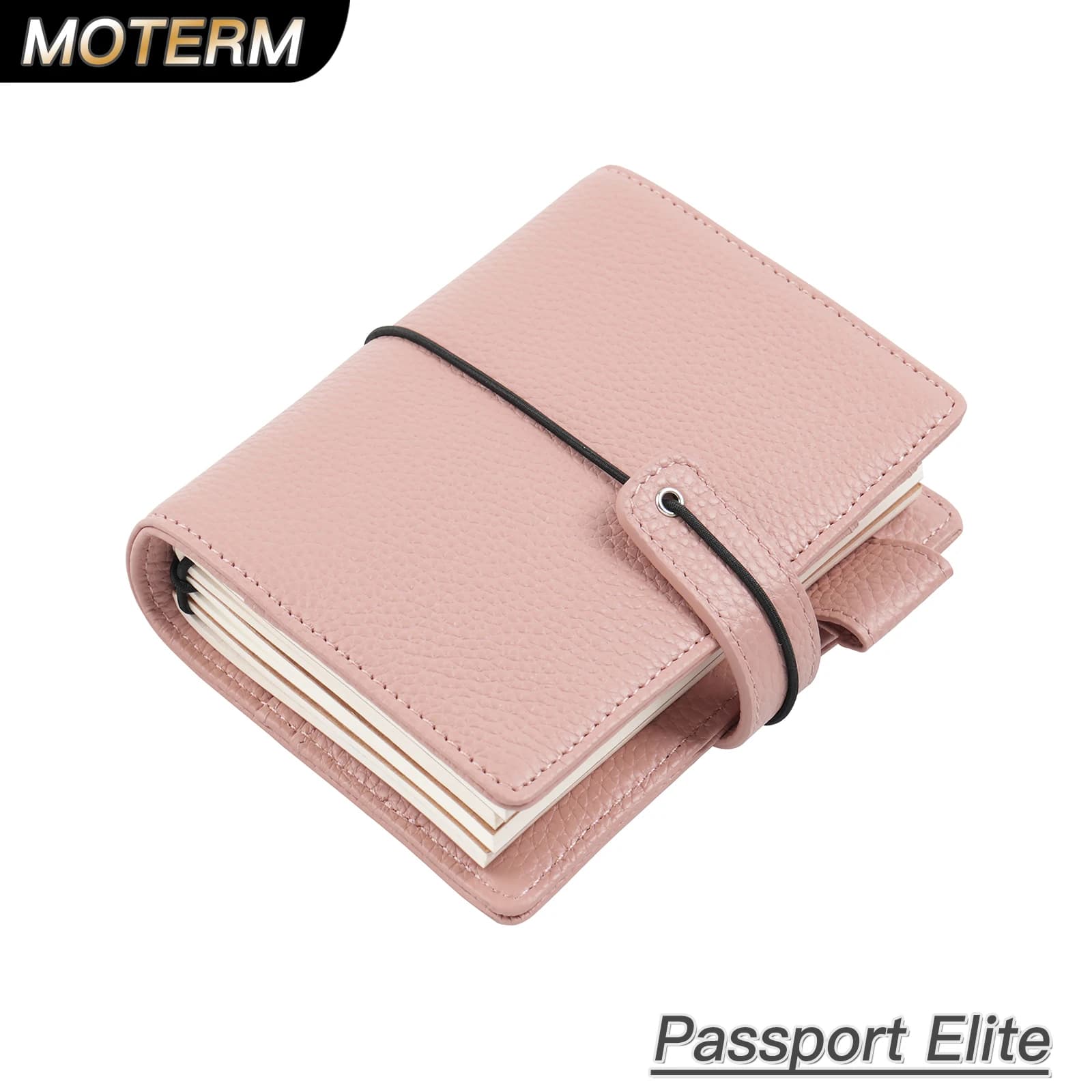 Moterm Passport Size Traveler Notebook Cover Elite Collection Planner without Big Back Pocket TN Leather Organizer Journal Diary