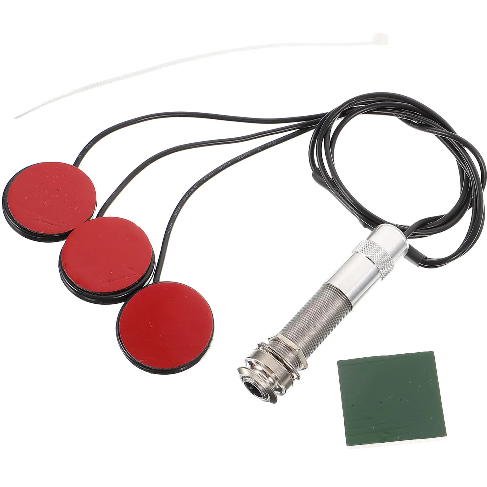 Pickup per Chitarra Multifunzionale Senza Foratura, Installazione Non Invasiva, Plug & Play, Piezoelettrico per Chitarra Folk, Ukulele, Basso, Banjo