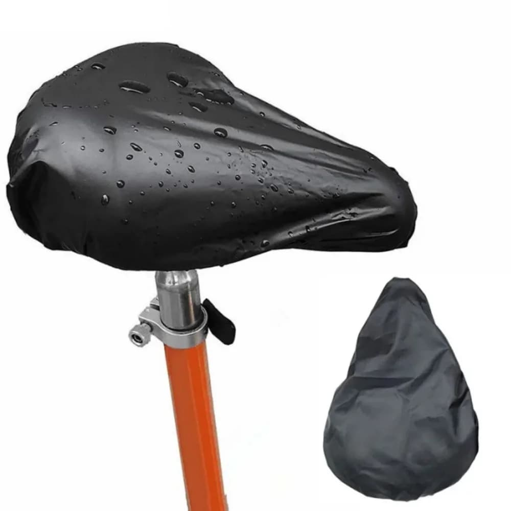 1Pc Sedile per bici da esterno Copertura antipioggia impermeabile Protezione UV elastica resistente alla polvere Copertura antipioggia Coprisella per bici Accessori per biciclette