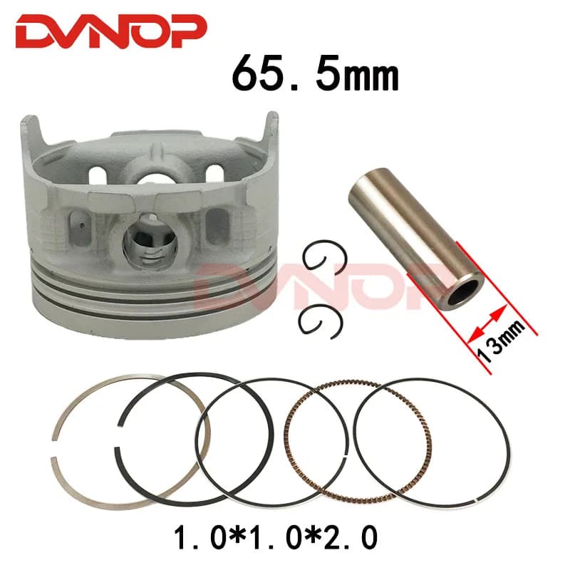 Moto 65.5mm pistone 13 mm Pin Ring Set per TYAN TY190 TY200 TY223 TY 223 TY250 senke x6 250 Bosuer Dirt Bike Off-road
