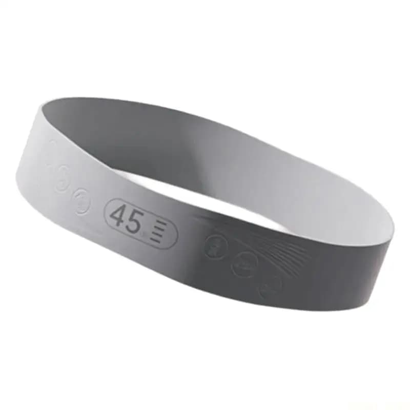 U2JB Fascia resistenza in silicone per esercizi Guida stampata a livello multiplo resistenza antiscivolo ampio Allenamento