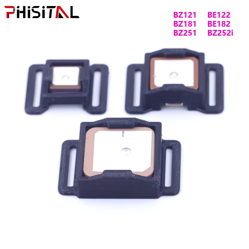 Supporto per modulo GPS Supporto di fissaggio per staffa in TPU stampato in 3D Cinghia per batteria da 20 mm per drone BZ121 BZ251 BE121 BE182 BE252i RC FPV