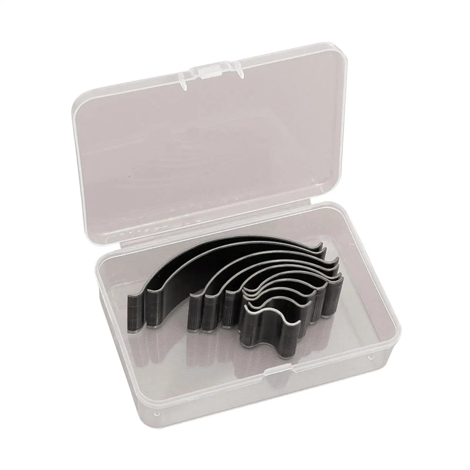 10x Leather Cutting Mold Leather Tool Accessories End Cutter Cutter Knife Mold Punching Die for Purse Bag DIY Crafts Belt Strap