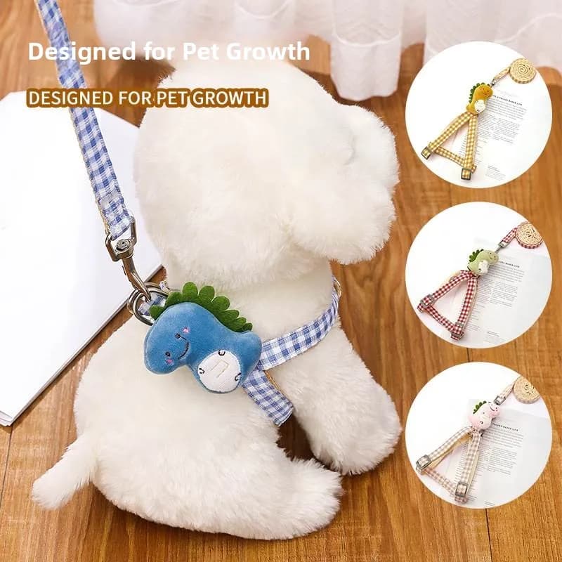 Guinzaglio per Cani a Forma di Dinosauro, Corda da Passeggio per Cani Piccoli e Medi, Teddy, Corgi, Accessori per Animali Domestici, Anti-Morso, Estensibile, Specifiche Standard