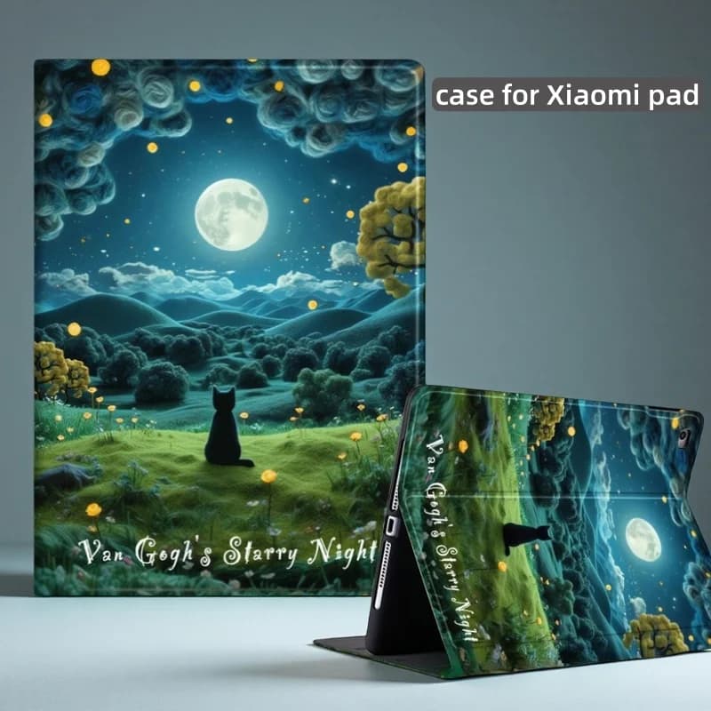 For Xiaomi Pad 5 6 Pro Case 11in PU Book Flip Stand Tablet Cases 6s Pro 12.4in Mi Pad 7 7 Pro 11.2in 2024 for Mi Pad 5 6 Cover