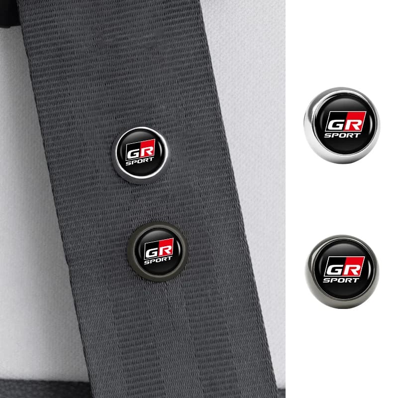 Auto Cintura di Sicurezza Tappo Fibbia Clip Auto Cintura di Sicurezza Spaziatura Limite Pulsante di Arresto Per Toyota Crown GR Corolla YARIS L Auris C-HR