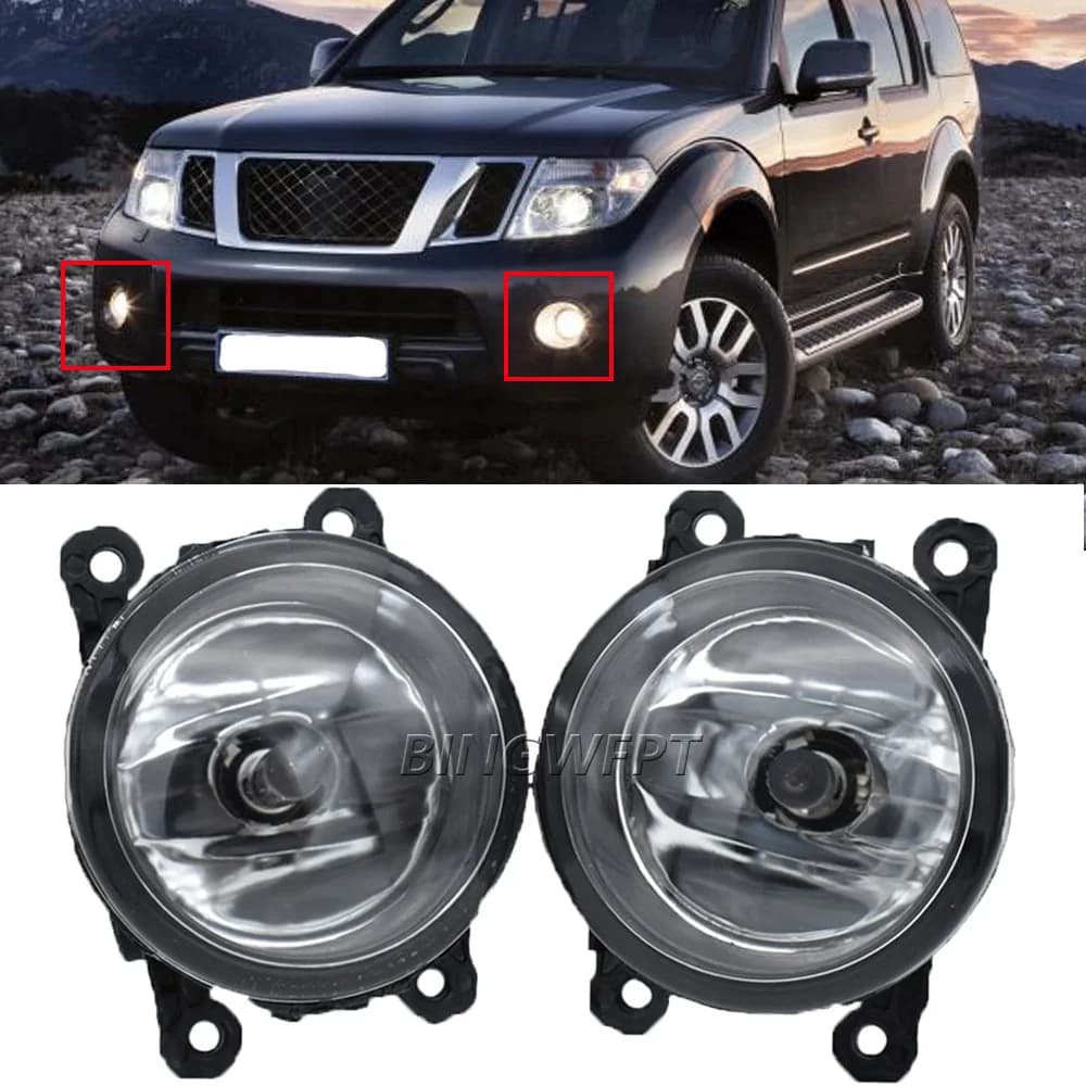 2 pz per NISSAN PATHFINDER R51 2005 2006 2007 2008 2009 2010 2011 2012 2013 fendinebbia LED Daytime Running Lamp DRL 12V H11