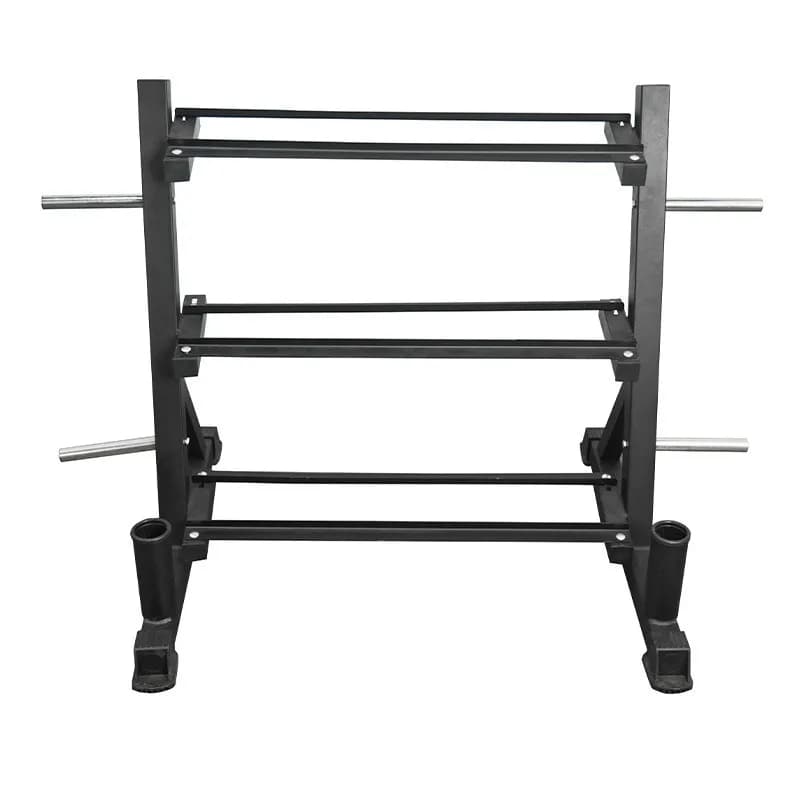 Supporto universale regolabile a tre strati per manubri, kettlebell e accessori fitness