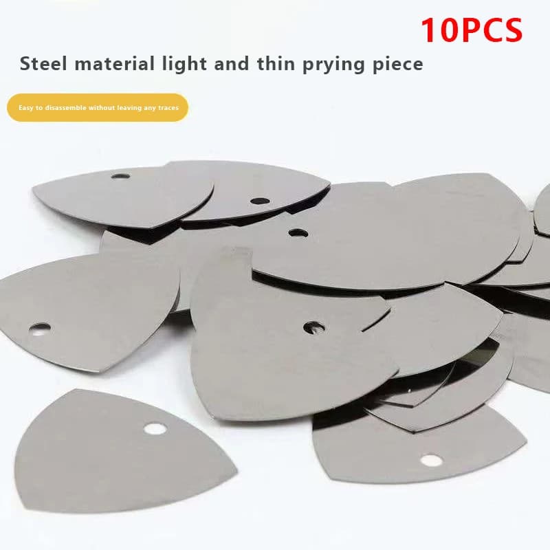 10 pz Strumenti di Apertura Del Telefono Mobile In Metallo Plettri Per Chitarra In Metallo Leva Apri Per IPhone Per IPad Tablet PC Smontare Kit di Strumenti di Riparazione