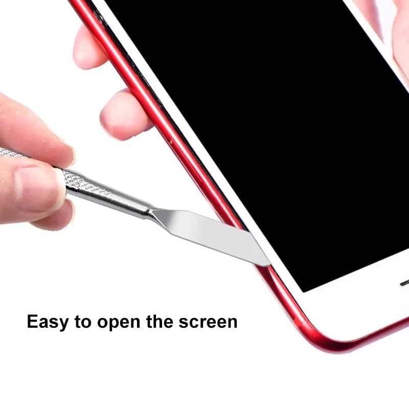 Kit di Riparazione per Telefoni Cellulari, 3 Pezzi, Spatole in Metallo per Apertura e Smontaggio di Smartphone, Tablet e Orologi
