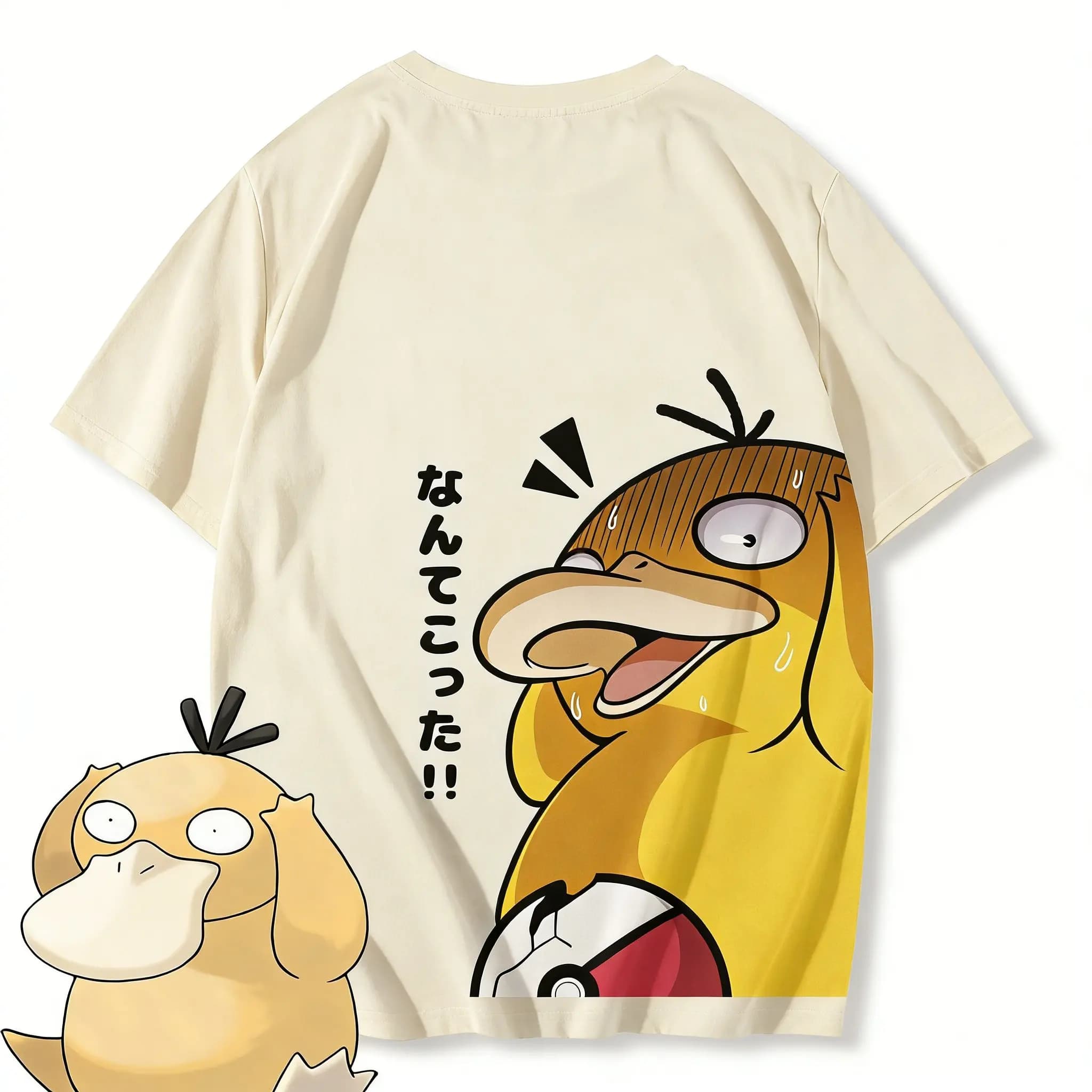 Pokemon Psyduck Anime T Shirt Men Women Casual Cotton Short Sleeve Tee Top Summer Y2k Streetwear Graphic Print 2026 New Cartoon