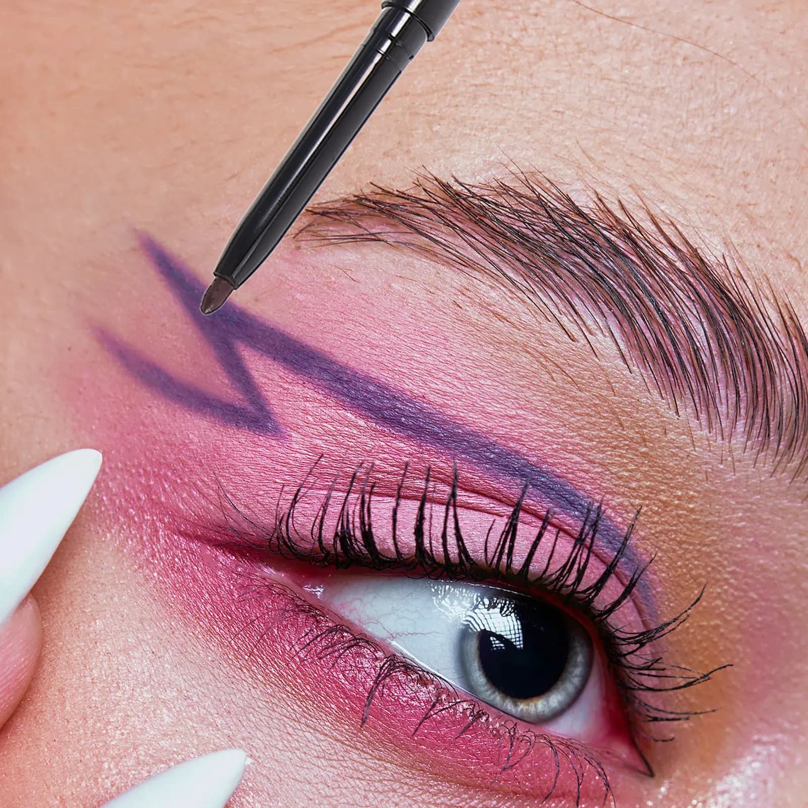 Set di 12 Matite per Sopracciglia e Eyeliner, Penne Gel per Occhi, Accessori per il Trucco Femminile, Facile da Applicare, Effetto Tridimensionale, Uso Professionale e Personale