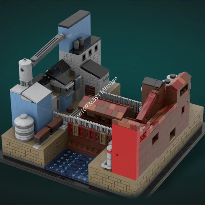 1070pcs MOC 2Fort Team Fortress 2 nan Building Blocks Christmas Gift Holiday Time-Killing Challenge Set Advanced Collector