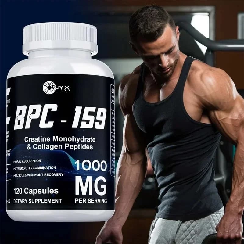 BPC-159, with Creatine Monohydrate and Collagen Peptides - Improve Energy, Resistance, Supports Muscle and Athletic Recovery